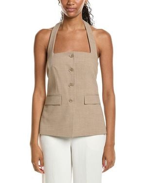 Kenneth Cole Halter Vest - Natural