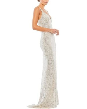 Mac Duggal Maxi Dress - White