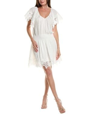 Ramy Brook Jacy Linen-Blend Mini Dress - White