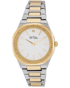 Bob Mackie Diamond Watch - Metallic