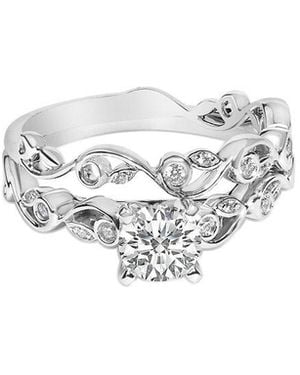 Haus of Brilliance 14K 1.00 Ct. Tw. Lab-Grown Diamond Engagement Set Ring - White