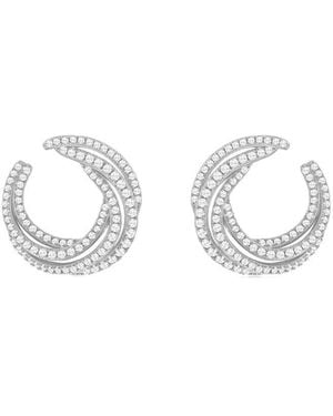 Suzy Levian CZ Jewelry Suzy Levian Cz Statement Earrings - Metallic
