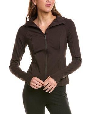Beyond Yoga Pacer Fleece Full-zip Jacket - Black