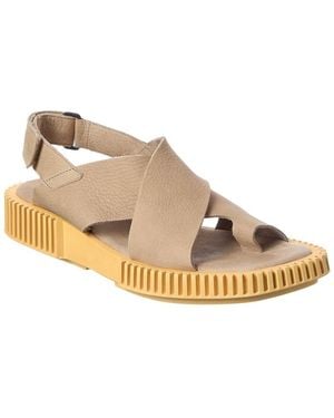Arche Ixoham Leather Sandal - Natural
