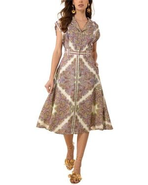 Hale Bob Priscilla Midi Dress - Natural