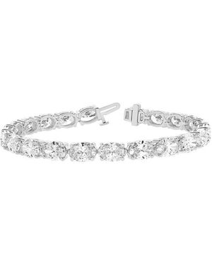 Lab Grown Diamonds 14K 20.00 Ct. Tw. Lab-Grown Diamond Fashion Bracelet - White