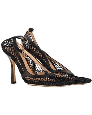 Bottega Veneta Polyester Stretch Pump (Authentic Pre-Loved) - Black