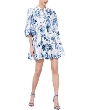 Alice + Olivia Junia Tiered Tunic - Blue