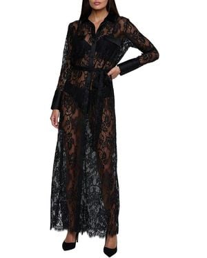 L'Agence Leora Long Dress - Black