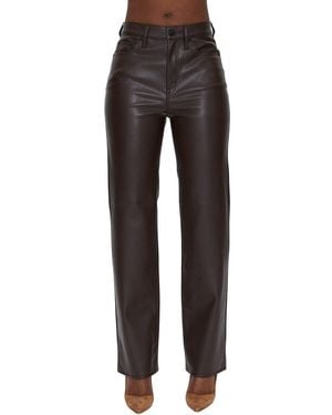 Pistola Cassie Coffee Bean Straight Leg Jean - Black