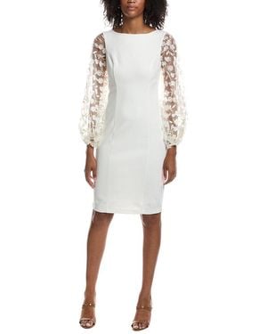 Eliza J Sheath Dress - White
