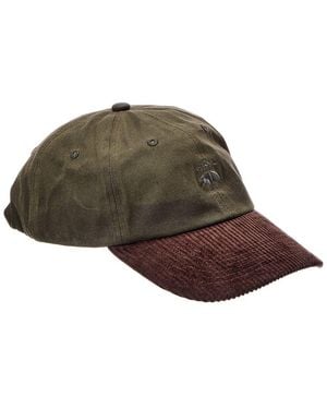 Brooks Brothers Oil Cloth Leather-Trim Baseball Cap - Brown