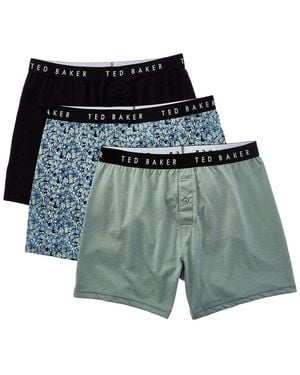 Ted Baker 3Pk Boxer - Green
