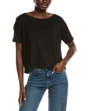Chaser Brand Diamond Jersey Cropped T-Shirt - Black