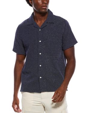Slate & Stone Camp Collar Shirt - Blue