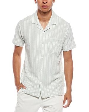 Vintage Summer Novelty Knit Shirt - White
