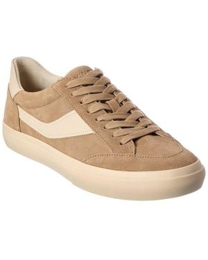 Vince Frances Suede & Leather Sneaker - Natural