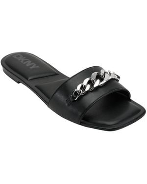 DKNY Dania Flat Slide - Black