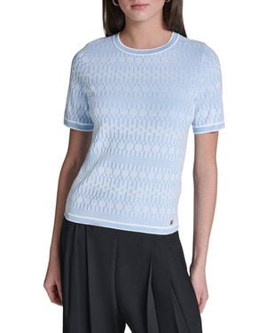 Halston Logo Jumper - Blue