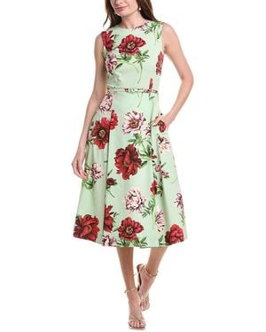 Oscar de la Renta Midi Dress - White