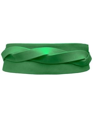 Ada Classic Wrap Leather Belt - Green