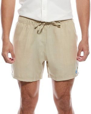 Harbor Island Embroidered Short - Natural