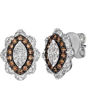 Le Vian Natural Coloured Diamonds 14K 0.81 Ct. Tw. Diamond Stud Earrings - Metallic