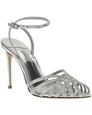 Le Silla Embrace Divina Leather Sandal - Metallic