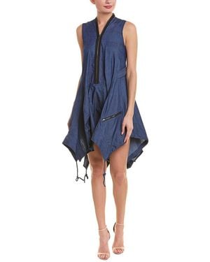 Gracia A-Line Dress - Blue