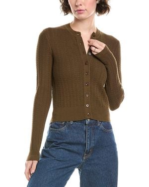 Madewell The Signature Open Knit Cardigan - Green