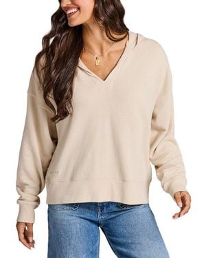 Life Is Good. Terry Boxy Pullover - Natural