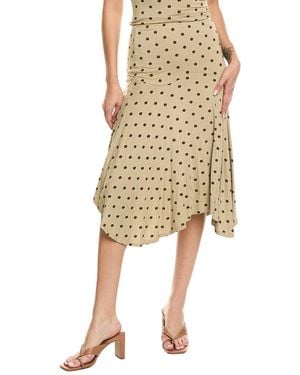 7021 Midi Skirt - Natural