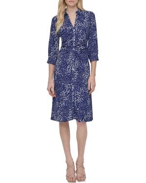 DKNY Shirt Dress - Blue