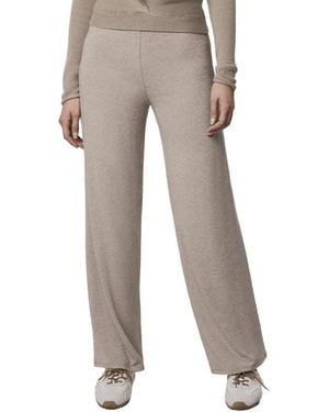 Splendid Everywhere Lyr Wide Leg Sweater Pant - Gray