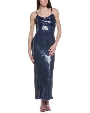 Line & Dot Olli Maxi Dress - Blue