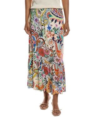 Johnny Was Janie Favorite Single Tiered Skirt - Multicolour
