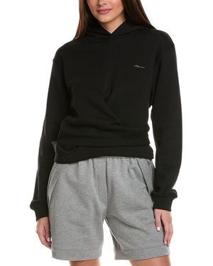 3.1 Phillip Lim Wrap Hoodie - Black