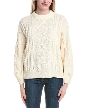 Moon River Knit Sweater - White