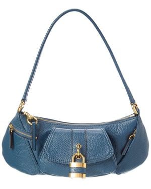 Chloé 99 Leather Shoulder Bag - Blue