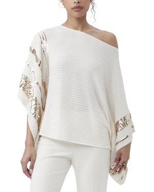 Trina Turk Adela Wool Wrap - White