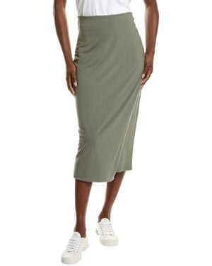 Vince Draped Midi Skirt - Green