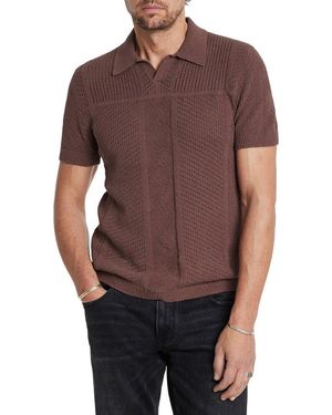John Varvatos Theo Pointelle Jumper - Purple