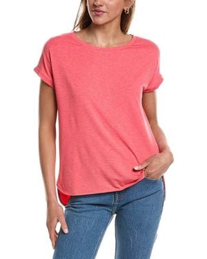 Ichi Ihrebel High-Low T-Shirt - Red