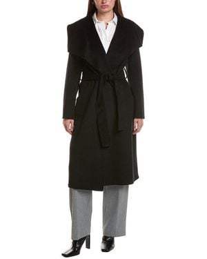 Dawn Levy Gisele Double-Faced Wool & Cashmere-Blend Coat - Black