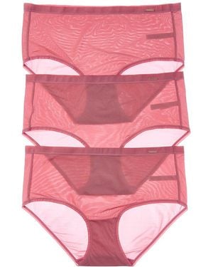 Le Mystere 3Pk Infinite Comfort Brief - Pink