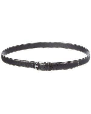 TOTEME Leather Belt - Black
