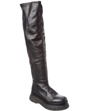 Isabel Marant Lurna Leather Over-the-knee Boot - Black