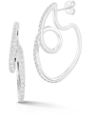 Glaze Jewelry Cz Earrings - White