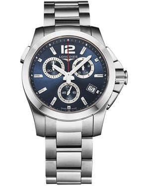 Longines Conquest Watch - Gray