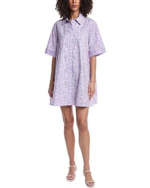 Marimekko Vinna Piirto Unikko Mini Dress - Purple